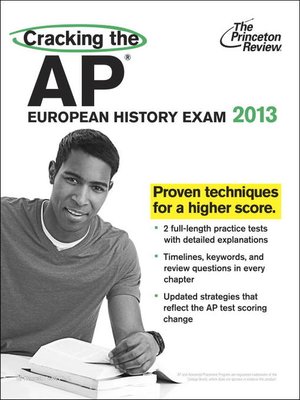 cover image of Cracking the AP European History Exam, 2013 Edition